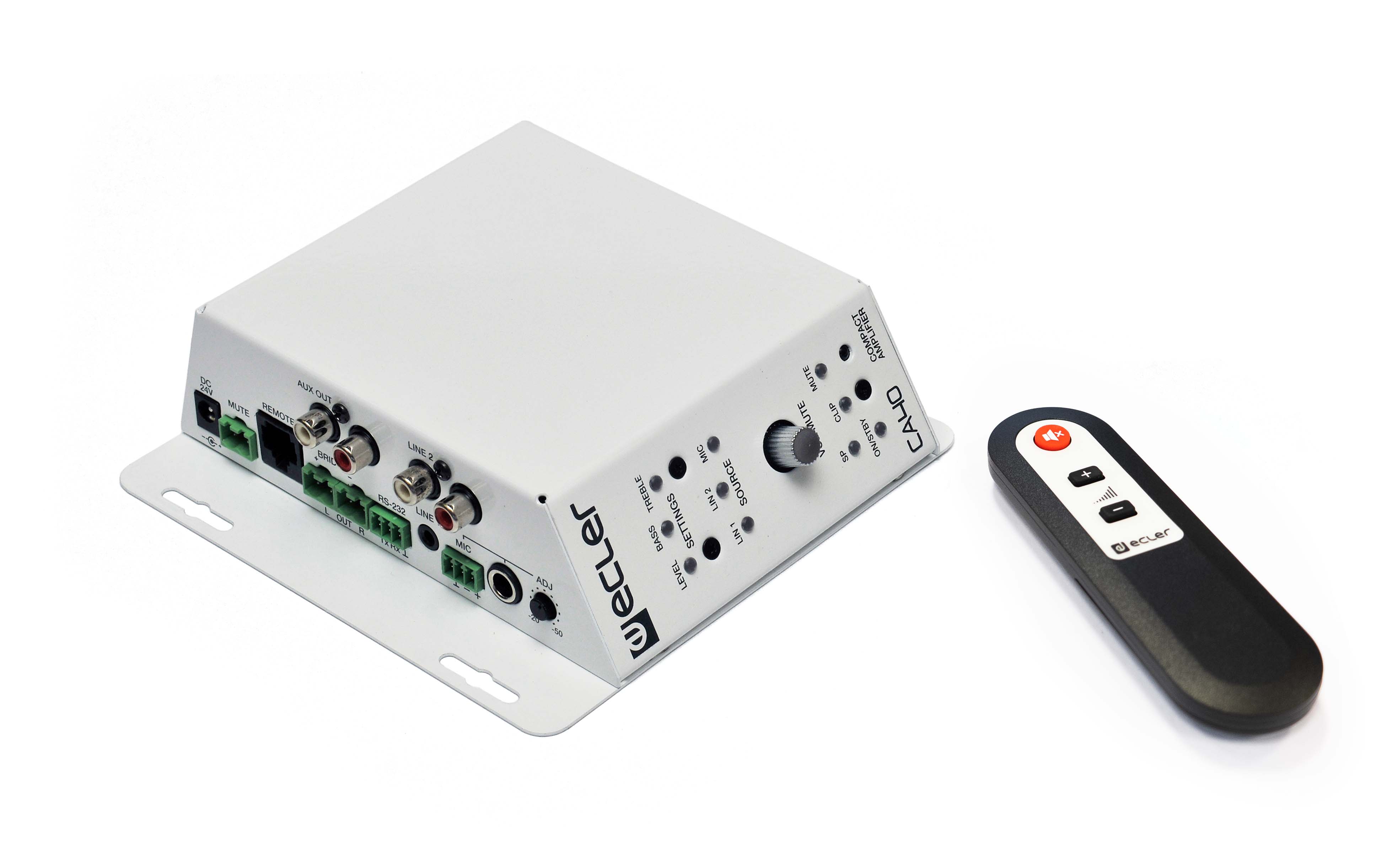 Micro-amplificateur stéréo 2 x 20 W, contrôle total et intégration audiovisuelle CA40