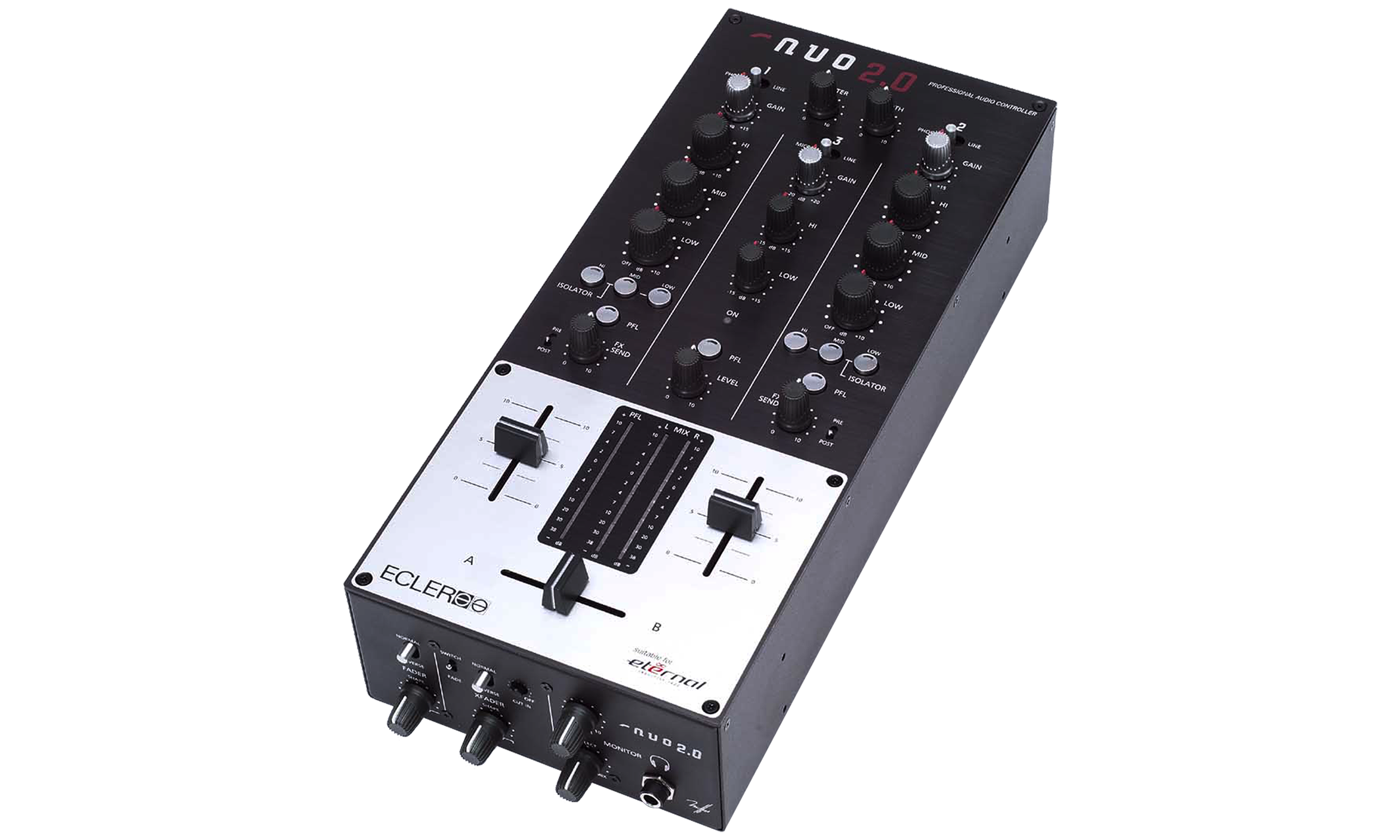 Table de mixage DJ 2 canaux, analogique et polyvalente NUO 2.0