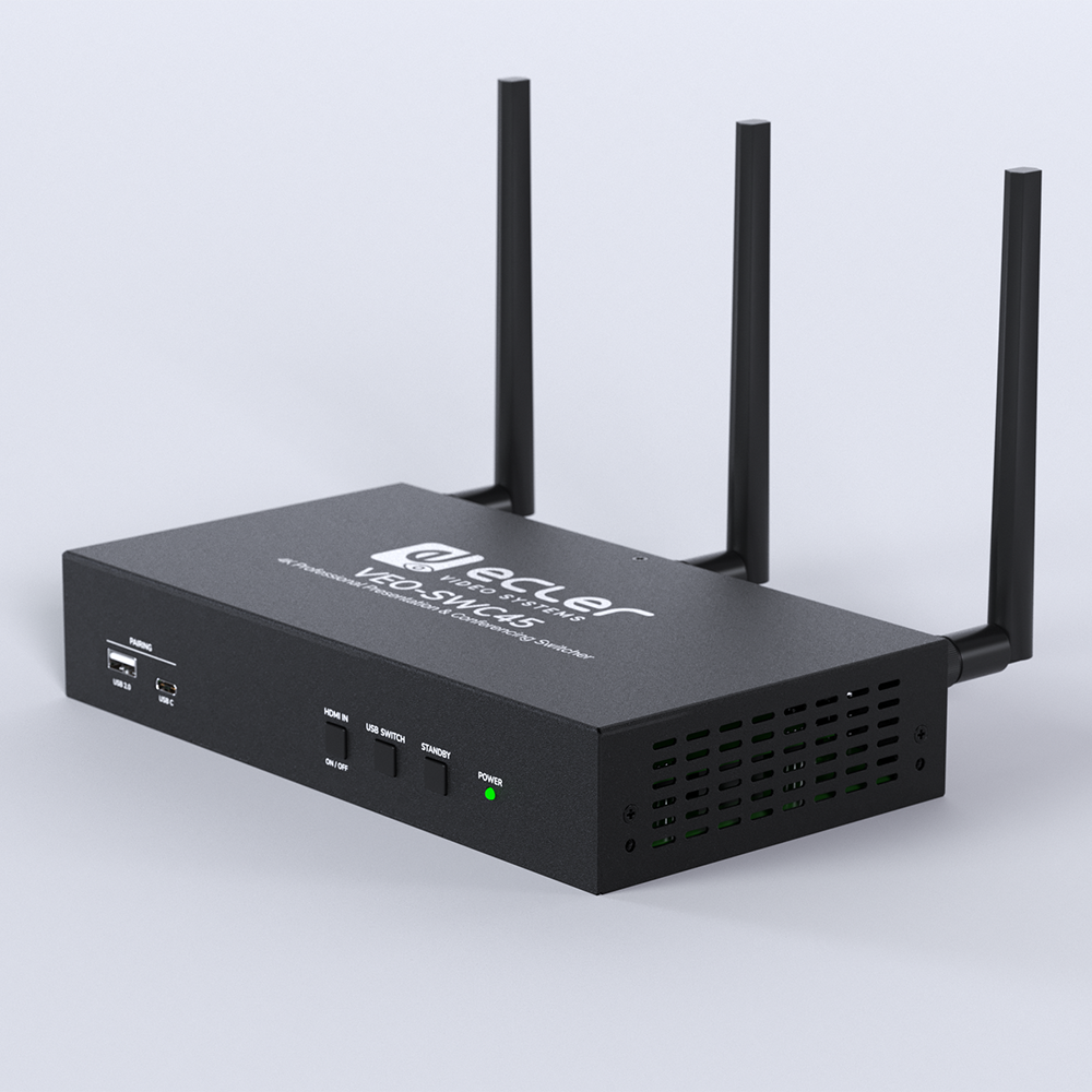 Commutateur 4K professionnel Sans Fil pour Présentation et Conférence VEO-SWC45